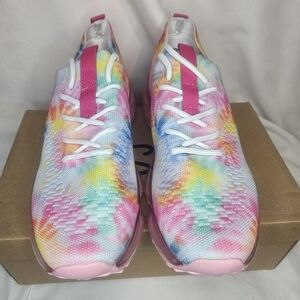 La Sheelah Flow-19 Stretch Elastic Mesh Lace Up Air Bubble Cushion Sneaker NWT